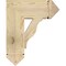 Ekena Millwork Funston Arts & Crafts Rough Sawn Bracket, Douglas Fir, 6"W x 18"D x 22"H BKT06X18X22FST03RDF - alternate 2